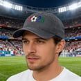 thumbnail image 2 of Soccer Hat, USA CAN MEX 2026 Merchandise, Breathable Cotton Adjustable Hat, Printed Baseball Cap for Football Fans Match Day Wear, 2 of 6