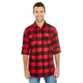 thumbnail image 2 of Burnside Men's Plaid Flannel Shirt - B8210, 2 of 5