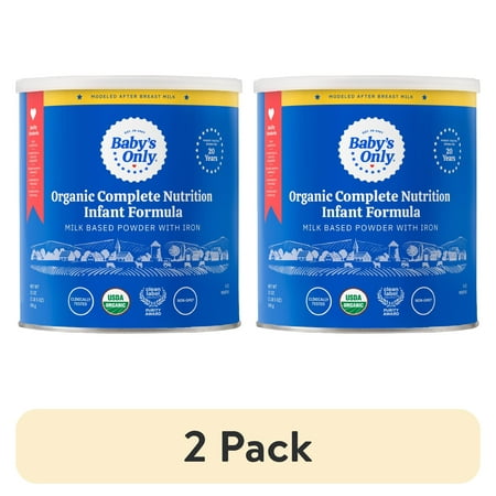 (2 pack) Baby's Only Organic - Infant Formula Organic 2 Premium Dairy 21 Ounces