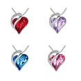 thumbnail image 4 of Collar con colgante de corazón Sonducket gargantilla de cristal joyería fiesta de disfraces Azul Type1 NO1, 4 of 6