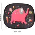 thumbnail image 2 of Car Sun Shade,Car Window Shades Shield Visor, Elephant Pattern, 2 of 5