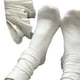 thumbnail image 5 of Calcetines blancos de mujer hasta la mitad de la pantorrilla, calcetines de otoño e invierno sin hueso, calcetines de confinamiento, calcetines de tubo largo, calcetines de tubo alto japoneses, 5 of 5