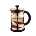 thumbnail image 4 of HausRoland Glass French Press for Tea and Coffee 27 fl oz (800 ml) Glass Cafetiere Coffee Brewer, Rose Gold, 4 of 4