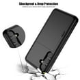 thumbnail image 3 of Dteck for Samsung S23 FE Case with Card Holder Dual Layer Heavy Duty Protective Case Hidden Card Slot Slim Wallet Case for Samsung S23 FE 6.4',Black, 3 of 6