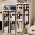 thumbnail image 4 of Bathroom Storage Cabinet For Small Spaces, Vertical Storage Unit With Clear Drawers And Casters Storage Cabinet For Skinny Bathroom Storage Corner Floor, 4 of 8