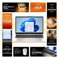 thumbnail image 2 of Laptop HP 255 G10 AMD Ryzen 5 7530U 24GB RAM 512GB SSD 15.6" Windows 11 Home Teclado en Español + Mouse DXT plateado, 2 of 5