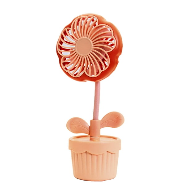 Ventilador de Mano Portátil Mini con Batería Recargable Usb, Ventilador de Escritorio de 2 Velocidades, Ventilador de Pestañas de Maquillaje Pequeño con Operación Base, Adecuado para Mujeres Y Niñas A