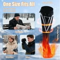 thumbnail image 3 of Heated Socks & Hand Warmer 2-in-1 for Men Women, 9000mAh Rechargeable Heated Socks Up to 14 Hours with 4 Adjustable Heating Levels for Outdoor. Christmas gift, 3 of 9