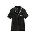 thumbnail image 4 of Jockey Women's Cooling Modal Notch Collar Short Sleeve Top & Short Set, 4 of 6