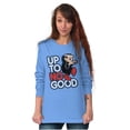 thumbnail image 4 of Gargamel Up to No Good Smurfs Villain Long Sleeve TShirt Men Women Brisco Brands M, 4 of 6