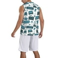 thumbnail image 5 of Wukai Modern Furniture Men’s Basketball Jersey4X-Large, 5 of 7