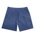 thumbnail image 2 of Rumantou Men Swim Trunks with Mesh Lining Mens Swim Trunks Board Shorts with Mesh Pockets Bathing Suit for S,Blue, 2 of 3
