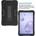 thumbnail image 3 of For Samsung Galaxy Tab A 8.4 2020 / T307 Dual layer Shockproof Heavy Duty Kickstand Tablet Hard Case Cover Black/Black, 3 of 6