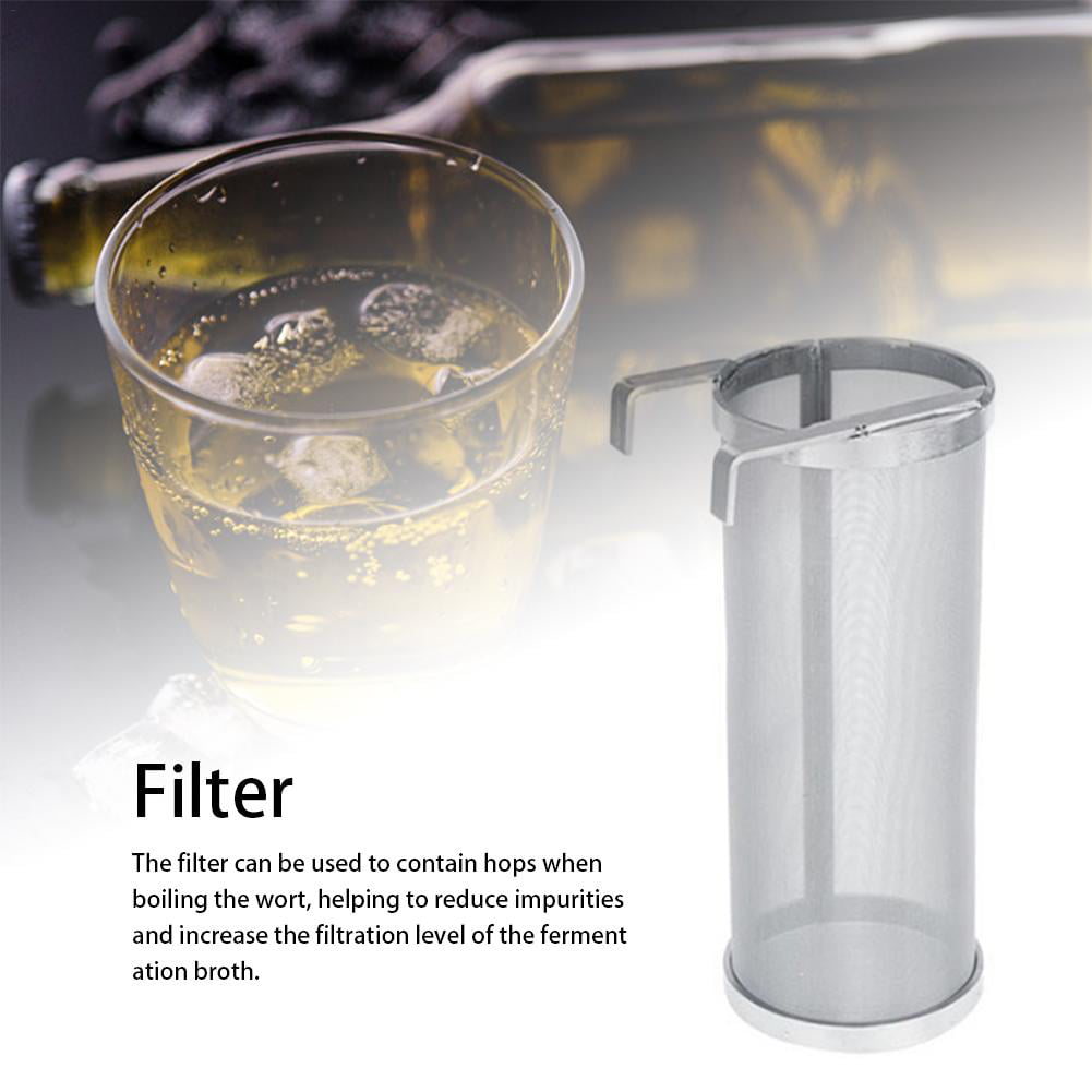 Details about   Brewing Hop Filter Stainless Steel Mesh Spider 300 Micron Beer Fliter w/Hook 