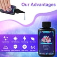 thumbnail image 3 of CandWuom UV Resin Jewelry Making Kit - 300g Crystal Clear Resin with Light & Molds for DIY Necklace & Keychain & Earring Making, 3 of 8