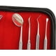 thumbnail image 3 of 8er Removedor de sarro Juego de cuidado dental Juego dental Instrumento dental/dentista Limpieza de dientes Sonda dental Juego de limpieza de dientes Cuidado dental Sarro Acero inoxidable, 3 of 4