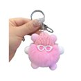 thumbnail image 1 of Llavero de peluche de conejo de peluche con forma de muñeca de dibujos animados, accesorio decorativo para bolso o coche, regalo de apoyo emocional., 1 of 8