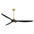 thumbnail image 2 of Minkaaire Pierce 65 Led Pierce 65" 3 Blade Led Ceiling Fan - Brushed Nickel / Distressed, 2 of 6