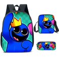 thumbnail image 1 of LOHILL Rainbow Friends Mochila Impresa En 3D + Satchel + Estuche Para Lápices Conjunto De Niños Unisex De Gran Capacidad De Hombro, 1 of 4