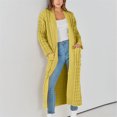 thumbnail image 7 of Meichang Long Cable Knit Cardigan Sweaters for Women Open Front Long Sleeve Duster Cardigans for Women Oversized Coats Winter Warm Maxi Sweater Cardigans, 7 of 7