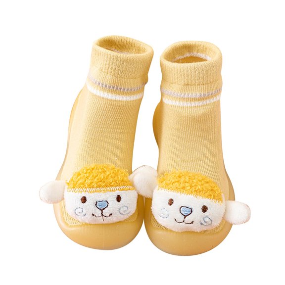 Eashery Baby Shoes Boy Girl Sneakers Non-Slip Rubber Sole Toddler First Walker Shoes Breathable Mesh Walking Shoes Toddler Shoes Girl (Yellow,8)