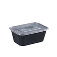 thumbnail image 1 of Disposable Food-Grade Plastic Lunch Boxes, 10-Pack Rectangle Containers with Lids, Microwave-Safe for Meal Prep and Takeout, 1 of 6