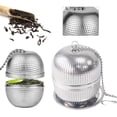 thumbnail image 2 of Reheyre Tea Strainer Set Food Grade Rust-proof Stainless Steel Hanging On Cup Style Loose Tea Leaf Infusers for Home, 2 of 8