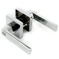 thumbnail image 2 of Privacy Lever Style Chrome Crown Door Handle 8 Pack by Villar Home Designs, 2 of 8