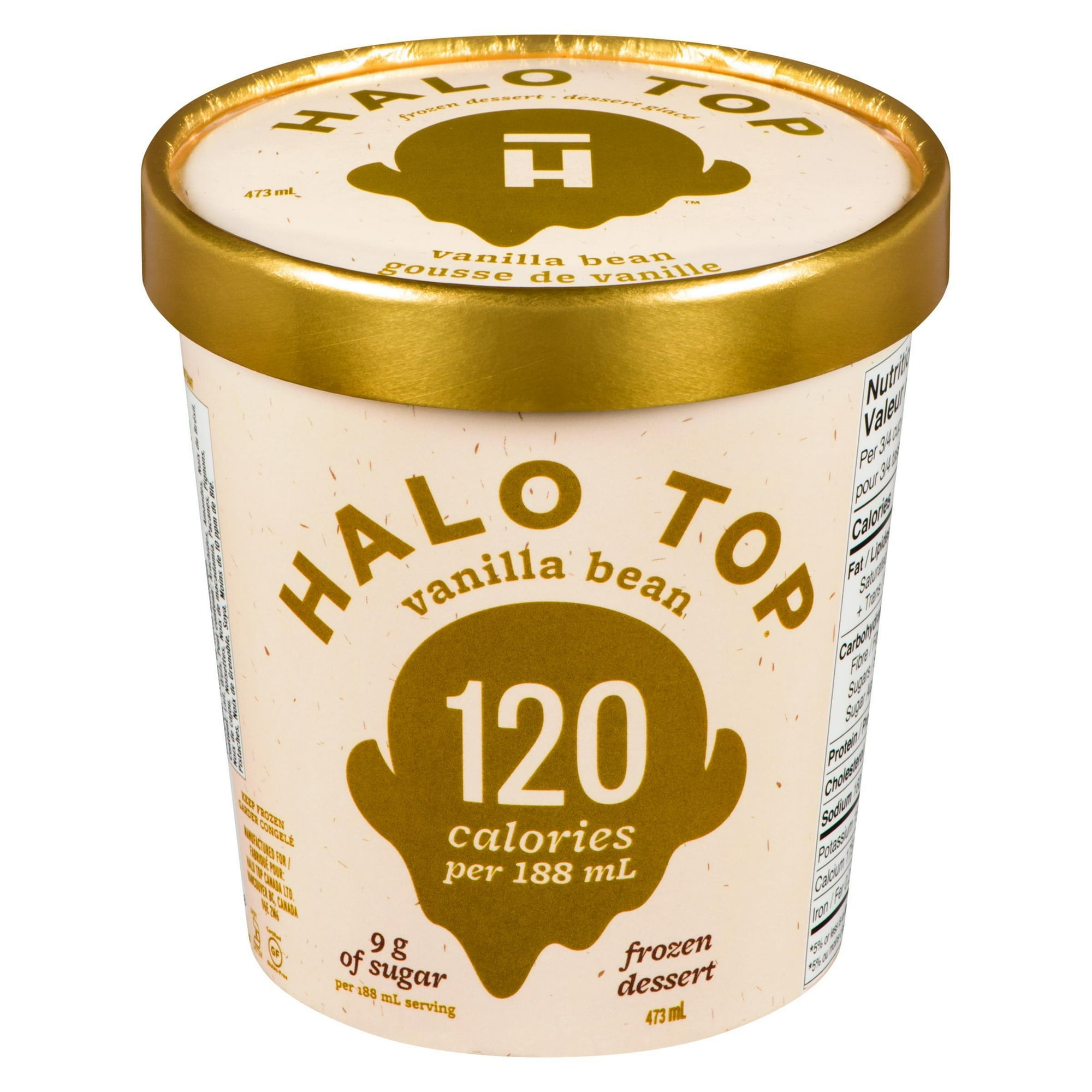 Halo Top Vanilla Bean Frozen Dessert