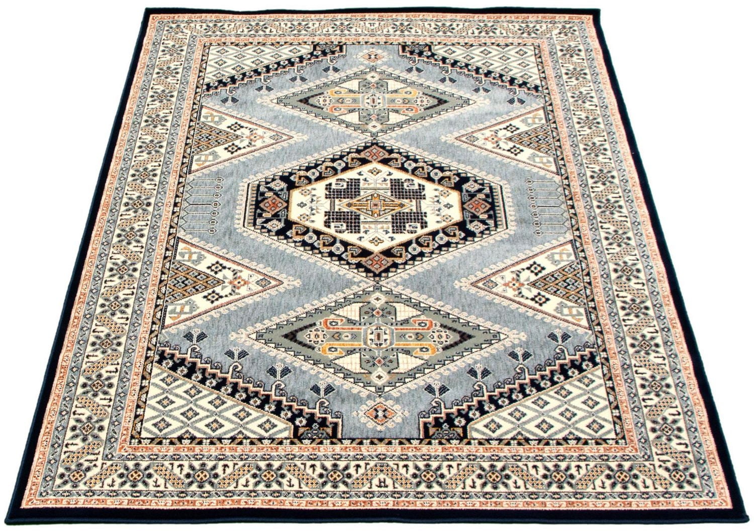 Tapis ECARPET Qashqai Bleu