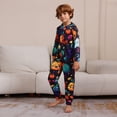 thumbnail image 4 of Hotiary Family Matching Halloween Onesie Pajamas, Funny Vacation Pumpkin Print One Piece Pjs, Hooded Holiday Jammies Sleepwear Nightwear Loungewear for 3M-2XL, 4 of 8