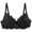 Black, variant on Push up Bras for Women Underwire Everyday Bras Adjustable Straps T-Shirt Bralette Lightly Daily Wear Pink 95C