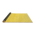 thumbnail image 2 of Ahgly Company Indoor Square Solid Yellow Modern Area Rugs, 8' Square, 2 of 4