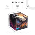 thumbnail image 4 of Sikiie Colorful Wolf Head Leather Tissue Box Cover Square, tissue box holder, Tissue Box with Bottom Belt-5.2”x5.2”x5.2”, 4 of 7