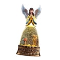 thumbnail image 2 of Centro de mesa musical con forma de bola de nieve navideña, figura de ángel, luz nocturna navideña Estilo C, 2 of 9