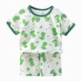 thumbnail image 4 of Gerichy Toddler Boy Summer Short Sleeve Crew Neck T-Shirt Shorts 6Pc Outfit Set Casual Soft Dailywear Clothes for Baby Boys 12 18 24 Months 2T 3T 4T Infant Kids, 4 of 7