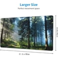 thumbnail image 3 of Desk Mat,Forest Extended Gaming Mouse Pad for Office Work & Game,Computer Keyboard Mouse Mat Desk Non-Slip Rubber Base Large Mousepad with Stitched Edges, 31.5x15.7inch, 3 of 6