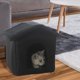 thumbnail image 3 of Maison d'extérieur pour chats résistante aux intempéries, Maison d'intérieur pour chiens, Tente pour chats pliable et résistante aux intempéries, Toile Oxford chaude pour l'hiver, M, 3 of 5