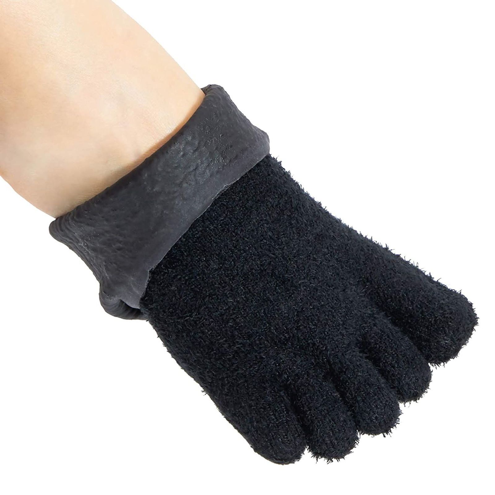 Black 5-Toe Gel Socks (US 7-10, 2 Pairs) - image 3 of 7