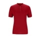 thumbnail image 5 of Camisetas de Manga Larga para Hombres Casual Botón Sólido Camiseta Cuello de Soporte Superior, Poliéster Ligero para Primavera Verano, 5 of 8