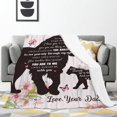 thumbnail image 2 of LHSHID to My Daughter Blanket Daughter Gifts from Dad Daughter Birthday Gifts Ideas Lion Birthday Gifts for Daughter Christmas Graduation Soft Cozy Flannel Throw Blanket 30"x40", 2 of 7