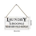 thumbnail image 3 of Hanging Wall Decor,Wooden Hanging Welcome Sign Welcome Rectangular Farmhouse Outdoor/Indoor Décor Rustic Welcome Sign For Porch Or Front Door Natural Wood Grain, 3 of 7