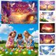 thumbnail image 5 of CaiYueKe Easter Photo Backdrop Spring Party Decorations Bunny Egg Design Vinyl Background for Indoor Outdoor Celebrations Events Photography Props Holiday Festive Supplies, 5 of 5