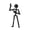 Black, variant on Multi-Jointed Multi Joint Stickman Movable Model Doll 3D Printed Mannequin 3D Printing Action Figure