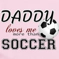 thumbnail image 2 of CafePress - Daddy Loves Me More Than Soccer Infant Bodysuit - Baby Light Bodysuit, Size Newborn - 24 Months, 2 of 4