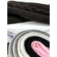 thumbnail image 5 of Gustave Women's Wool Thigh High Stockings,Over The Knee High Socks Leggings, Winter Cable Knitted Stretchy Long Sockings "Black", 5 of 7