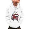thumbnail image 2 of Toddler Boys Fall Sweatshirts Crew Neck Cartoon Print Long Sleeve Top & Pants Comfortable Crop Tops Hooded Coats Fall Winter Outfits 6-7 Years, 2 of 4