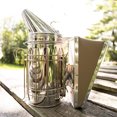 thumbnail image 3 of Honey Keeper Bee Hive Smoker Acero Inoxidable Con Escudo Térmico Equipo De Apicultura Cateissary PT001323-00, 3 of 6