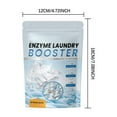 thumbnail image 2 of Efficient Laundry Active Enzyme Clothes Stain Remover,Enzyme Laundry Booster Odor Remover,To Oil Stains Strong Clean Dirt Stubborn Stains,100g, 2 of 6