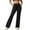 Black, variant on Women's Leggings High Waisted Bootcut Yoga Pants, Bell Bottom Leggings, Slim Fit Athletic Pants for Women,Black,M
